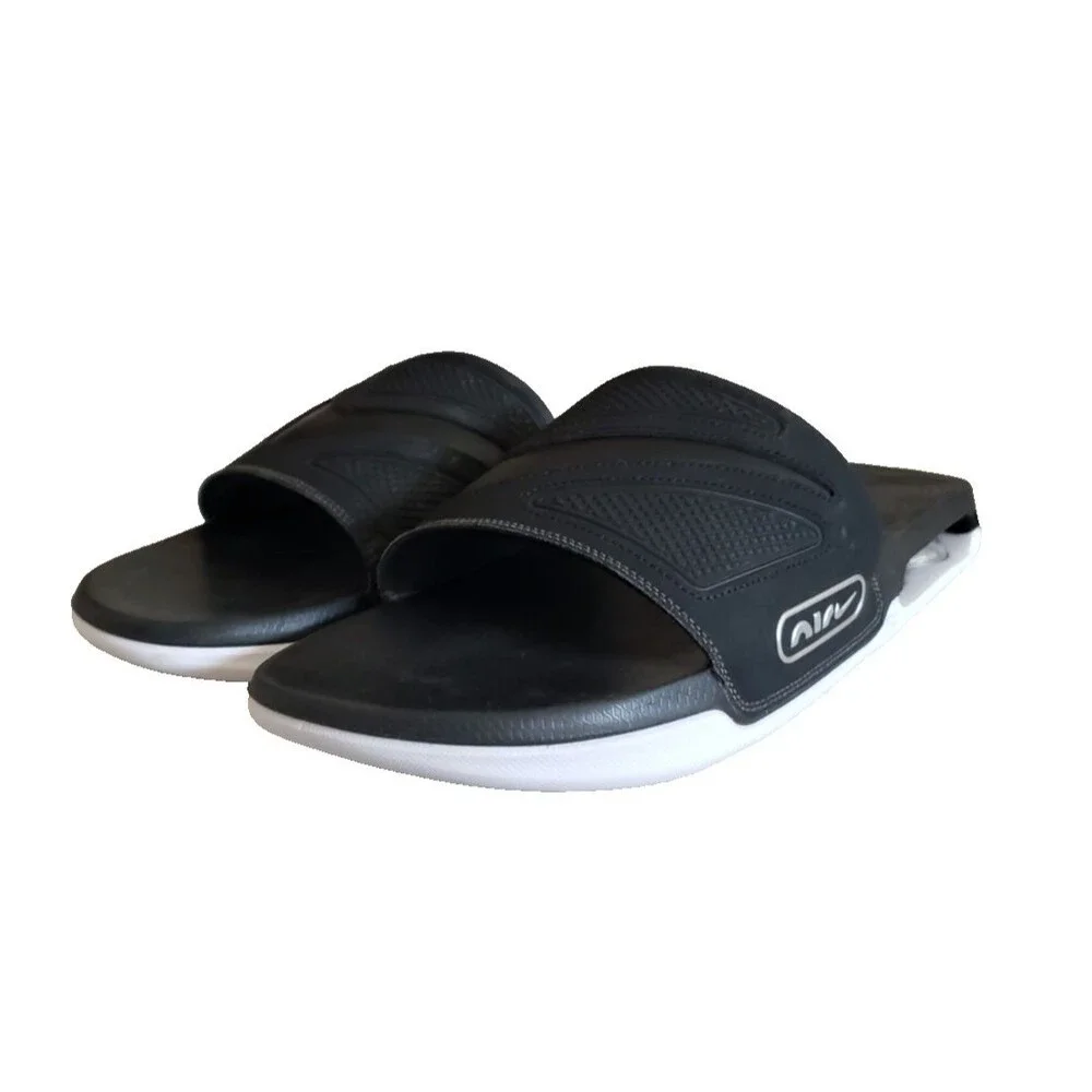 Nike Air Max Cirro Slide Sandals Men's Size 13 Black & White Sandals DC1460-004